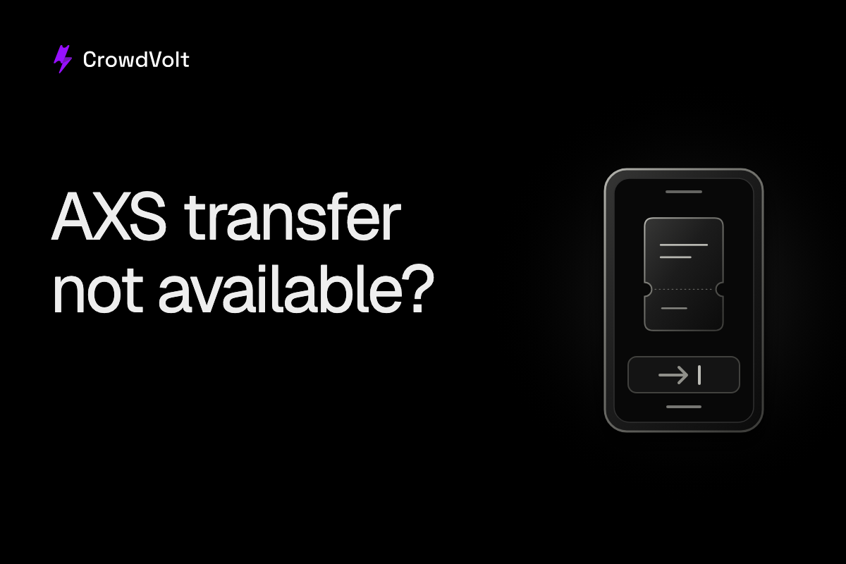 AXS transfer button greyed out? Start here
